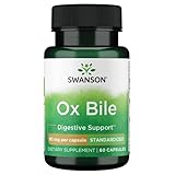 Swanson Ox Bile - Standardized 90 mg 60 Caps (1 Pack)