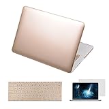 IC ICLOVER-MacBook Air 13.3 inch Case,Rubberized Matte Hard Shell Plastic Case+Matching Keyboard Skin+LCD Screen Protector for Macbook Air 13.3