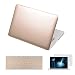 IC ICLOVER-MacBook Air 13.3 inch Case,Rubberized Matte Hard Shell Plastic Case+Matching Keyboard Skin+LCD Screen Protector for Macbook Air 13.3"-Fits Model A1369 / A1466 (Gold)