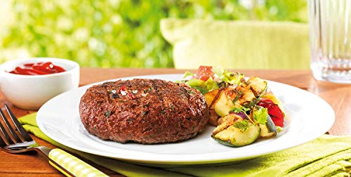 Foto von Tefal Easygrill Elektrischer Standgrill | BG90F5 | Mit Standfüßen Für Draußen | Auch Als Tischgrill Drinnen verwendbar | 2300 W | 870cm² Grillfläche | Leichte Reinigung | schwarz/Burgunderrot