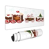 Erweiterte große Größe-XXL 35.5 x 15.8 x 0.12Zoll (900mm x 400mm x 3mm).Größere Größe Gaming-Maus-Pad, große räumliche Bewegung auf dem Desktop. Erweiterte Version ist für alle größten Gaming-Tastaturen geeignet.Ultra glatte Oberfläche, verbessern Gaming, Lernen und Aufgabenerlebnis. Umweltfreundlich, kein schädliches Material. Geeignet für Arbeit und Freizeit. Wir hoffen, dass die Qualität und das Aussehen unseres größeren Mauspads Ihre Familie und Freunde bewegen können.