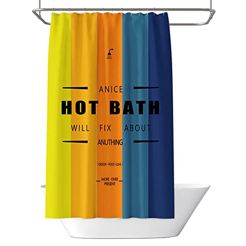 Rideau douche anti moisissure 240x200 imperméable polyester Hot Bath - 6
