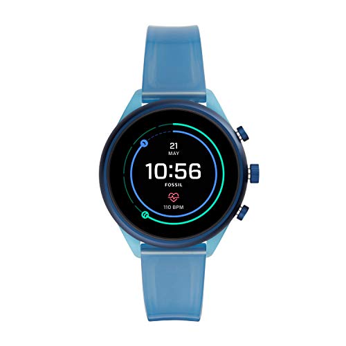 Preisvergleich Produktbild Fossil Sport 41 mm Blau Silikonband Frau FTW6059
