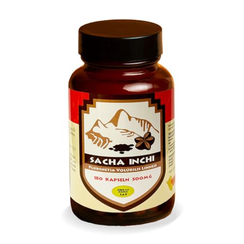 Sacha Inchi 180 Kapseln 500mg Omega 3-6-9 Fettsäuren, Öl rein pflanzlich und kalt gepresst aus Peru für 24,95 EUR bei amazon.de Bild: Sacha Inchi 180 Kapseln 500mg Omega 3-6-9 Fettsäuren, Öl rein pflanzlich und kalt gepresst aus Peru für 24,95 EUR bei amazon.de