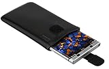 mumbi ECHT Ledertasche BlackBerry KEYone Tasche Leder Etui (Lasche mit Rückzugfunktion Ausziehhilfe) - 3