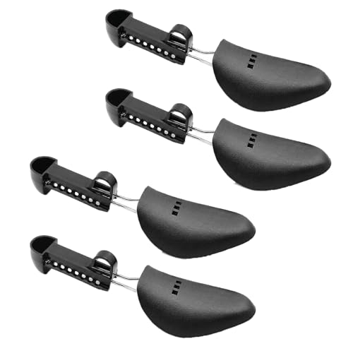 Upstore 2 paia di scarpe da uomo in plastica lunghezza regolabile per scarpe stivali supporto per scarpe e stivali supporto pratico a forma di scarpe con molla di tensione