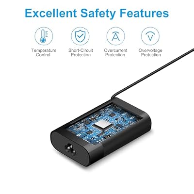 65W USB C Laptop Charger Compatible with HP Spectre x360/Envy/Chromebook/Elitebook x360/Pavilion/Elite x2/Zbook/ProBook, New Slim Replacement Type C Power Cord Supply