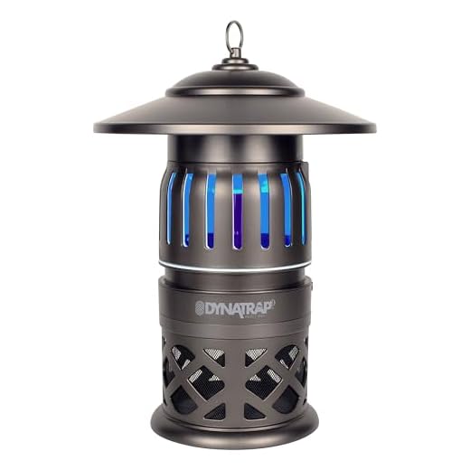 DynaTrap DT1050-TUNSR Mosquito & flying Insect Trap – Kills Mosquitoes, Flies, Wasps, Gnats, & Other Flying Insects – Protects up to 1/2 Acre