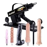 AUXFUN Sex Machine Love Machine Consoladores,Dildos Machine Adult Toys with 6 Accessories,Couples Sex Toys Jugetes Sexuales with 3XLR Connector Hands Free