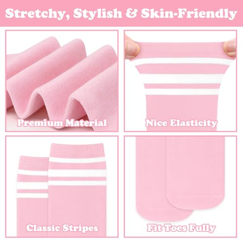Image of Sarfel Youth Toddler Soccer Socks Kids Baseball Socks Youth Boys Girls Knee High Softball Football Accessories Tube Cotton