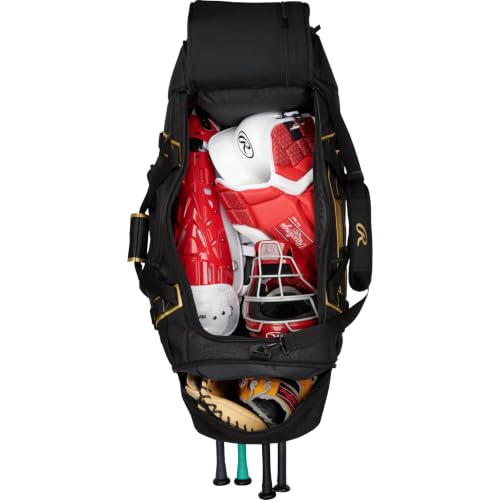 Rawlings | GOLD COLLECTION XL DUFFEL BAG | BLACK | by Rawlings - Image 6