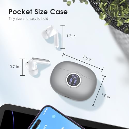 Whykjtek A10 Wireless Earbuds Bluetooth 5.3 Headphones 40 Hrs Playtime thumb #6