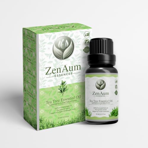 Image of 100% Pure Tea Tree Essential Oil | Antibacterial & Skin Healing | Acne, Scalp & Hair Care | Aromatherapy & Massage Use | GMP, IFRA, ISO Certified- 15ml - Pack of 3