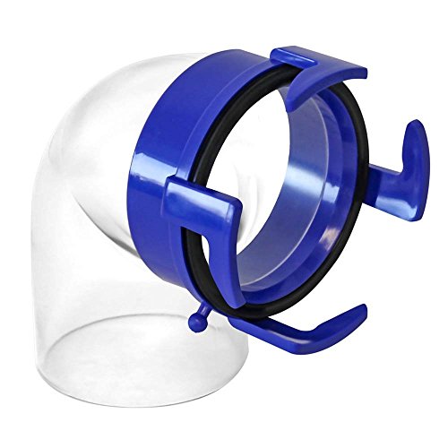Image of Prest-O-Fit 1-0021 Blueline 90 Clear Hose Adapter
