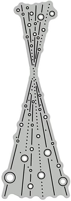 Bubble Spotty Line Cutting Die Cuts, DIY Crafts Template Bubble Spotty Line Scrapbook Cards Cutting Dies Cut Stencils for DIY Embossing Card Making Decorative Paper Dies Scrapbooking