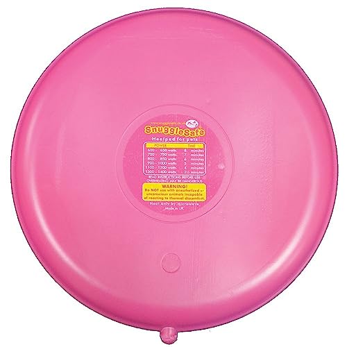 SnuggleSafe Hund Wärmeplatte mit Fleecebezug, kabellos (farblich sortiert), aus Polyethylen