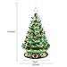 Joiedomi 15in Tabletop Prelit Ceramic Christmas Tree with Multicolor Lights, Hand-Painted Ceramic Tabletop Christmas Tree for Christmas Holiday Indoor Decorations