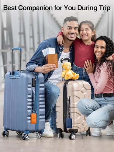 Image of TopMade Luggage Tags, Works with Apple Find My, Smart Suitcase Tag Tracker
