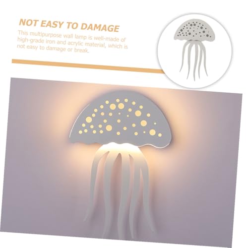 Lámpara de pared LED medusa para iluminar zonas oscuras con luz cálida eficiente 4