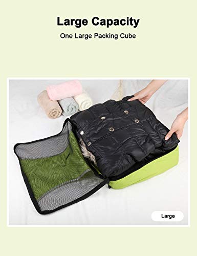 GOX Ultra Light 5 piece Packing Cubes Travel Luggage Organizer 1 Large 2 Medium 2 Small - Image 4