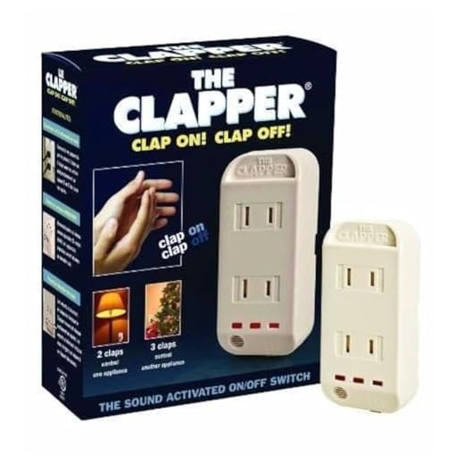 The Clapper Sound Activated On/off Switch, 1 Each