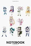  Sailor Senshi Sheet Notebook: (110 Pages, Lined, 6 x 9)