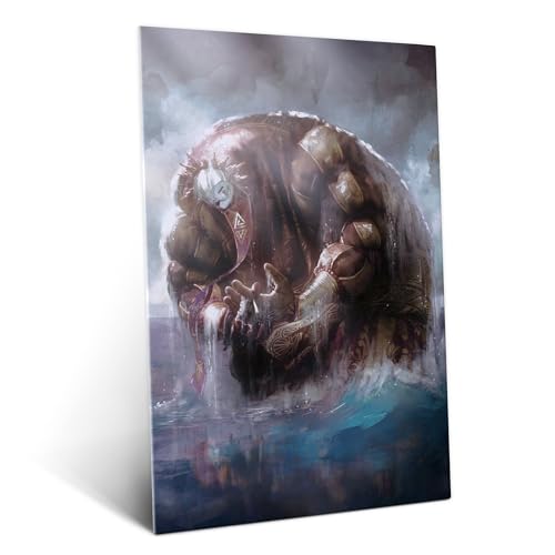 Poster Clair Obscur: Expedition 33 sans trou au mur, Affiche Métallique Aimantée
