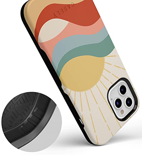 Casely Iphone 11 Pro Max Case | Here Comes The Sun | Cute Colorblock Sunset Case #TOP3