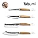 Imagen de 3 Claveles Cuchillo Usuba Takumi Cuchillo Japonés para Verduras