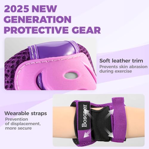 image for BOSONER Kids/Youth Knee Pad Elbow Pads Guards Protective Gear Set for 