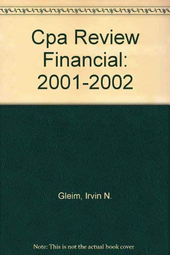 Cpa Review Financial : 2001-2002 1581941501 Book Cover