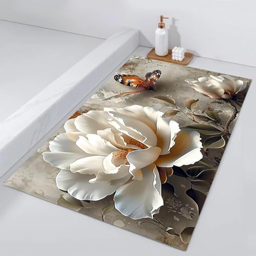 Tapis de luxe à fleurs décoration de sol haut de gamme pour chambre