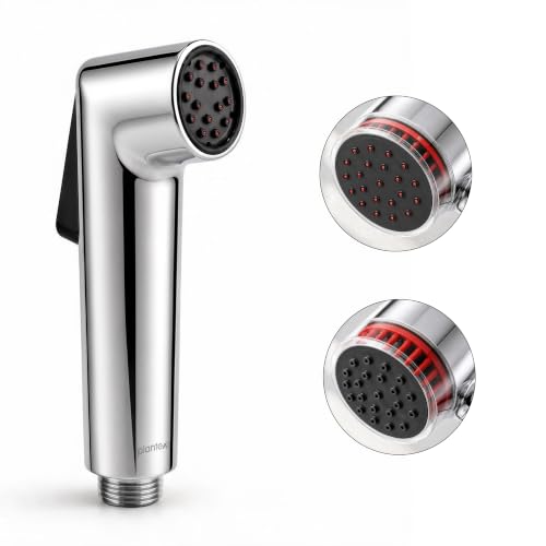 Image of Plantex Self Cleaning Health Faucet for Toilet /ABS Plastic Jet Spray for Bathroom /Hand Gun /Without Hose Pipe - Pack of 1 (Chrome)