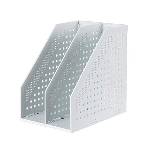Zeitschriftenhalter Schreibtisch-Ordner Bücherbehälter, Mappenhalter Zeitschriftenaufbewahrungsbox, Schreibtischordner und Aufbewahrung, Zeitschriftenständer für Zuhause und Büro Cover