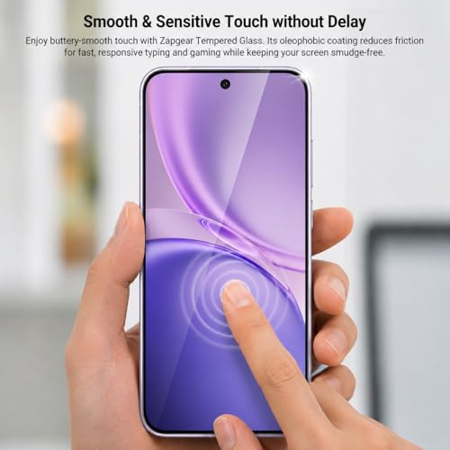 Image of Premium Tempered Glass for Vivo X300 FE | Edge-to-Edge Full Coverage | 9H Hardness | Bubble-Free & Case Friendly HD Clear Screen Protector