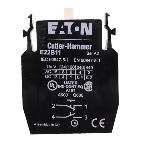 Eaton/Control Automation E22B11 Contact Block -1NO/1NC