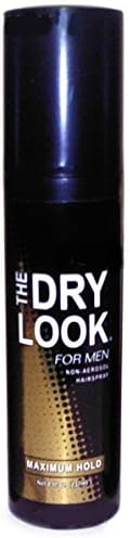 The Dry Look for Men Non-aerosol Pump Hairspray, Maximum Hold 8oz (Pack of 3)