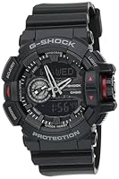 G-Shock CASIO Men's G-Shock Analog-Digital Quartz Watch, Black Dial, Black Band