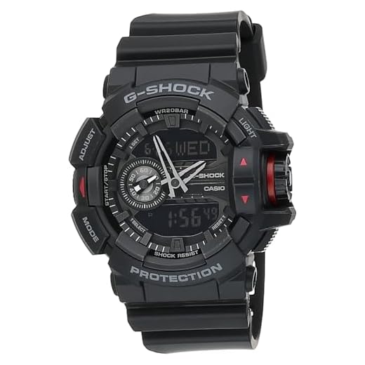 Relogio Masculino Casio G-shock Anadigi Ga-400-1bdr -preto