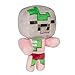 Minecraft 8139 Happy Explorer Series - Peluche da collezione, motivo: maiale zombie, multicolore, taglia unica