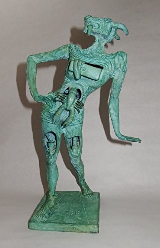 Ka Design Fine Pure Bronze Surrealism Sculpture, Minotaur, Salvador Dali #TOP3