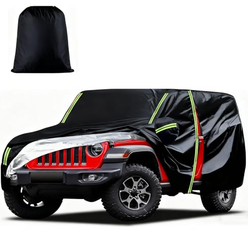 Car Cover Custom Fit for Jeep Wrangler 4 Door 2006-2026 JK JL