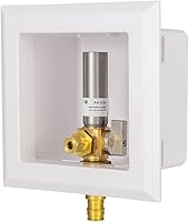 Vista 8 de EFIELD Caja universal para máquina de hielo, entrada MIP de soldadura de 1/2 pulgada con válvula de bola de 1/4 de vuelta instalada, (IM028)