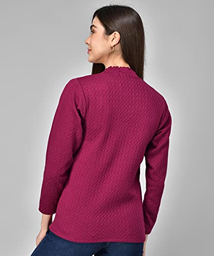 Image of eKools Women's Winterwear Woolen Sweater Cardigans