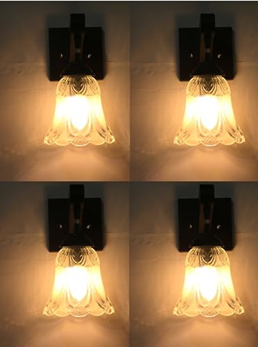 Image of Modern Decorative Designer Wall Light Industries for Living Room, Bedroom, Bedside, and Decorative Lighting Indoor Use, Bulb Not Included (CHAINA GHANTI, 4)