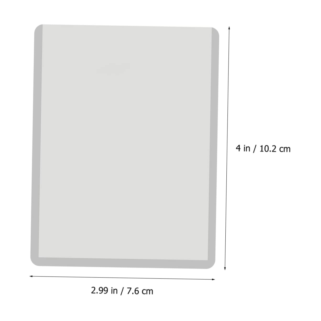 Bustine Protettive per Carte Blu 100 Pezzi in Pvc