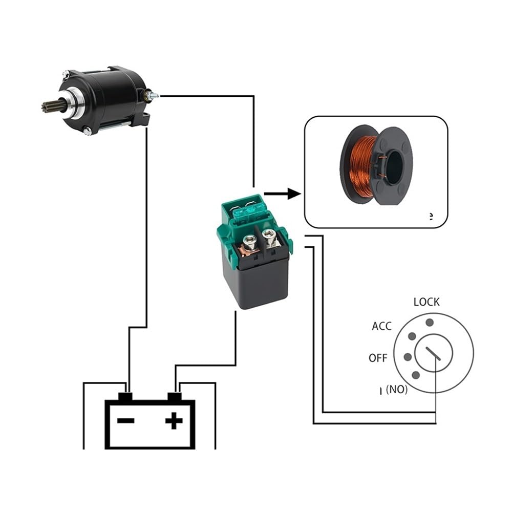 Interruptores relé solenoide Para NT700 SH150 VT1300 RVF750R RVT1000