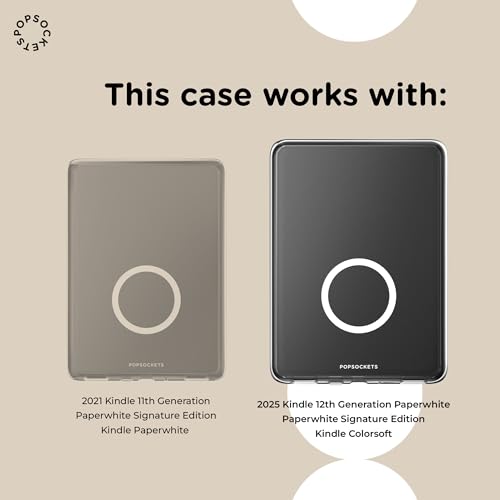 Image of PopSockets Kindle Paperwhite 12th Gen MagSafe Case- Enchanted Shelves