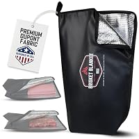 Brisket Blanket™ - BBQ Blanket for Resting Meat | Heavy Duty Insulated Smoker Bag with Wide Mouth | Reusable BBQ Accessories for Brisket, Pork, Turkey | Meat Warmer & Gift for Men, Grilling & Smoking