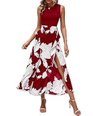 Big Floral White Wine Red